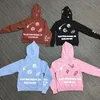 Sweats à capuche pour hommes Sweatshirts 2023 Harajuku Star Lettre Imprimer Hip-Hop Zipper À Capuche Rétro Manches Longues Surdimensionné Sweats À Capuche Vestes Hommes Y2k Vêtements T231117