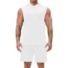 Herren-Trainingsanzüge Herren-Sommermode mit Kapuze, ärmellose Tanktops, Hemden, Shorts, Strand, Hosenanzug