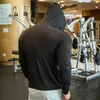 Męskie kurtki jedwabny człowiek lód szybkie suszenie piesze kurtki do koszykówki z kapturem wodoodporne fitness gym zewnętrzny kurtki sportowe kurtki z kapturem