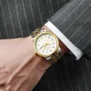 2024 Alloy Steel Band Non Mechanical Roman Mens Watch Business Calendar Quartz