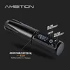 Tattoo Guns Kits Ambition Portable Wireless Pen Machine Lithium Batterie Netzteil Block 1950mAh LED Digitalanzeige Ausrüstung 230417