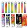 Original Poco énorme E cigarette 5000 bouffées 5k jetable Vape vaper stylo électronique rechargeable 950mAH 15ML 10 dispositif de couleur le plus récent stylo à vapeur