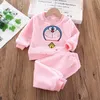 Pyjama Winter Flanel Kinderpyjama Sets Kind Warme Nachtkleding Cartoon Dieren Baby Meisjes Jongen nachtkleding Kinderen Homewear1-6Y 231117