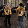 Tasarımcı Hoodie Erkekler Sweatshirts Moda Sokak Giyim Amerikan High Street Fashion BR BP Tai Chi CHI SELETON PLANET GEZLADIĞI
