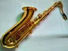 Ny BB Tenor Saxophone T-902 Professionell Spela musikinstrument Elektrofores Guld Tenor Sax med fallstillbehör