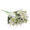 Decoratieve bloemen realistische boeket bruiloftsboeketten levensechte bloemdecoraties lelie thuis levendig