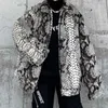 남자 모피 가짜 모피 새로운 도착 파이썬 패턴 모피 코트 남성 겨울 패션 인조 모피 코트 따뜻한 양모 재킷 chaquetas hombre j231117