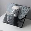 Ander speelgoed 3D Chinese Draak Bouwblokken Diy Dieren Muurschilderingen Decoratie Ornamenten Bakstenen Tijger Puzzelspeelgoed met basis Kinderen Volwassenen Geschenken 231116