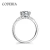 Wedding Rings 1 0 Carat Ring Classic Four Claw Halloween Gift S925 Sterling Silver Women s Jewelry 231117