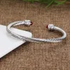 18K silver Plated twisted bracelet Charm Bracelet Designer Jewelry Elegant Mother-of-Pearl Bracelets For Women and Men High Quality