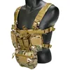 CS Match Wargame TCM Chest Rig Airsoft Tactisch Vest Militair pakket Tijdschriftzakje Holster Molle-systeem Taille Heren Nylon Jachtkledingaccessoires Jachtvesten