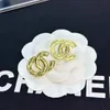 Luxury Charm 18K Plating Designer Brand Earrings C Letter Designer Wedding Party Jewelry Accessories Women's Geometric Earrings