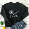 Kadın Hoodies Sadece Pamuklu Sweatshirt Estetik Jumper Hippi Grafik Sweatshirts Vintage Kadın Karahindi Be Wild Sakullar