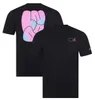 F1 팀 남성 및 여성 티셔츠 포뮬러 원 공식 레이싱 슈트 플러스 크기 맞춤형 짧은 슬리브