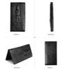 Wallets Business Male Clutch Money Clip Men Fashion Crocodile Pattern Leather Wallet Man Casual Coin Purse Passport Phone Card Holder