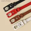 Belts LTI-Color LA's Slender Thin Belt Belt Queg Bin Bucle Women Weist Belt Lixt Belt Can Cal Cale Boxle Beltl231117