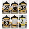 2021 Ters Retro 37 Patrice Bergeron Hockey''nhl '' Forma 88 David Pastrnak 63 Brad Marchand 73 Charlie McAvoy Rask Jake Debrusk 4 Bobby Orr