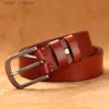 Bälten Vamos Katoal Brand 100% äkta läderhänspin Buckle Luxury Men's Belt Men's Leather Belt Business Nödvändigt Beltl231117