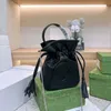 Designer Bag Blondie Detachable chain shoulder strap Drawstring Open and close tassel Leather bucket Bag Single shoulder Crossbody Handbag Mini Women Handbag