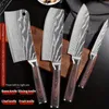 Stainless Steel Kitchen Knives Set, Portable Sharp Cooking Chef Knife Meat Cleaver, Suitable For Outdoor Camping Picnic