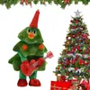 Poupées en peluche chantant dansant arbre de Noël jouet en peluche électrique se balançant avec de la musique et des lumières 231116