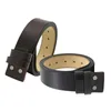 Riemen 38 mm lederen riem voor heren zonder gespoeld Vintage taille -strap -diy vervangende accessoires Verjaardagsgeschenken