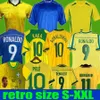 1970 1978 1998 レトロ ブラジル PELE サッカー ジャージ 2002 カルロス ロマリオ ロナウド ロナウジーニョ シャツ 2004 1994 BraziLS 2006 RIVALDO ADRIANO KAKA 1988 2000 2010 2022 VINI JR