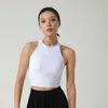 AL Reggiseno da yoga da donna estivo senza anello in acciaio Reggiseno sportivo con pettorina incorporata per donna Palestra senza maniche Fitness Yoga Moda Canotta Reggiseni all'ingrosso