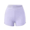 Shorts pour femmes pyjamas en soie taille haute déchirés pour femmes pour femmes ensemble dentelle à manches courtes chemises de bain Leggings