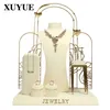 Jewelry Boxes Jewelry window display props high-grade metal necklace display stand earrings ring bracelet jewelry display stand 231116