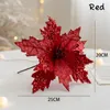 Dekorative Blumen Künstliche Weihnachten Gefälschte Halloween Party Ornamente Gold Silber Rot Glitter Weihnachtsbaum Für Wohnkultur Geschenke