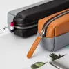 Pencil Bags Andstal Leather Canvas Pencil Case Japanese High-value Pen Storage Bag Original High-end Simple Style Business Pencil Case 230417