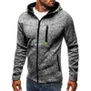 Vestes pour hommes Manteaux à capuche Casual Zipper Sweatshirts Hommes Femmes Zip Up Sweat à capuche chaud polaire noir gris survêtement cordon de serrage poche colthing pas cher J231116