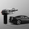 Poderoso aspirador de pó para carro pequeno com luzes fluorescentes LED permanentes que não reduzem o baixo ruído e o aspirador rápido