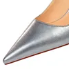 Sandali 2023 donne estive 7 cm tacchi alti slingback argento giallo a spillo rosa pompe da festa abito scarpe da sposa più dimensioni