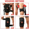 Elbow knäskydd 1st män kvinnor knästöd stag justerbar öppen patella knäplatta skyddande vakt för gymträning sport artrit gemensam smärta 230417
