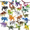 Bloklar Jurassic dinozorlar yapı blokları indominus rex diy tyrannosaurus aksiyon figür modelleri çocuk oyuncak hayvanları hediyeler