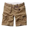 Men's Shorts Trendy Mens Camouflage Shorts Premium Cargo Shorts Casual Military Style Multi Pockets Shorts Big Size Man Clothing Summer Wear 230417