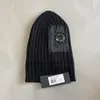 Gorros utilitarios de lana merino extrafina naranja con logo de una lente, gorros para hombre, gorros cálidos de punto para exteriores, sombreros de calavera para mujer, sombrero unisex