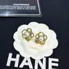 Luxury Charm 18K Plating Designer Brand Earrings C Letter Designer Wedding Party Jewelry Accessories Women's Geometric Earrings