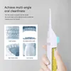 CAMAZ Denti Puliti Ultrasuoni Portatile Nero Acqua Flosser Irrigatore per Denti Airfloss Getto d'acqua Pick Detergente per Denti