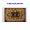 Mouse Pads Wrist Rests Persian carpet Woven flower small coaster wholesale merchants cheap mouse pad desk mat retro style rubber non-slip computer mats YQ231117