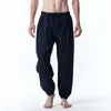 Pantalons pour hommes à la mode Harem Absorption de la sueur hommes été taille élastique mi-sport