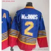 فيلم CCM Vintage Ice Hockey'nhl '' 1 Glenn Hall Jerseys 7 Joe Mullen 2 al Macinnis 9 Shayne Corson Men Mensy Jersey 1995 1996 Blue White