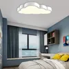 シンプルで暖かく、ロマンチックな雲を導いたモダンな子供用部屋の天井のランプボーイと女の子の部屋、ベッドルーム、リビングルーム、装飾照明