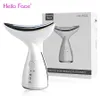 Face Massager Neck Face Beauty Device Face and Body Massage Ultrasonic Machine LED Pon Therapy Skin Tighten Wrinkle Remove Skin Care Tools 231116