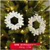 Christmas Decorations White Resin Christmas Decorations High Heels Snowflake Feather Wings Angel Mini Pendant Party Supplies Drop Deli Dhpny