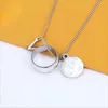 Designer Women Gold Necklace Jewelry Pendant Necklaces Rose Gold