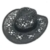 Chapeaux à large bord mode pare-soleil chapeau Western Cowgirl pliable Cowboy parasol paille pour hommes femmes jardinage en plein air