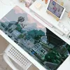 Myse podkładki nadgarstka spoczywa Pixel Art Gaming Mousepad XXL Komputer Laptop Gamer Extended Mouse Mays Mat Duże anime Myse Pad 900x400 Klawiatura Kawaii Mat YQ231117